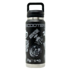 QC Scooters 26oz Sticker Bomb Water Bottle Front