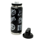 QC Scooters 26oz Sticker Bomb Water Bottle without top lid
