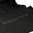QC Scooters Thin Dot Hoodie Close-up