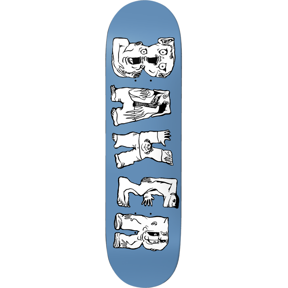 Baker Hawk Get Lost 8.125 Skateboard Deck Bottom Design