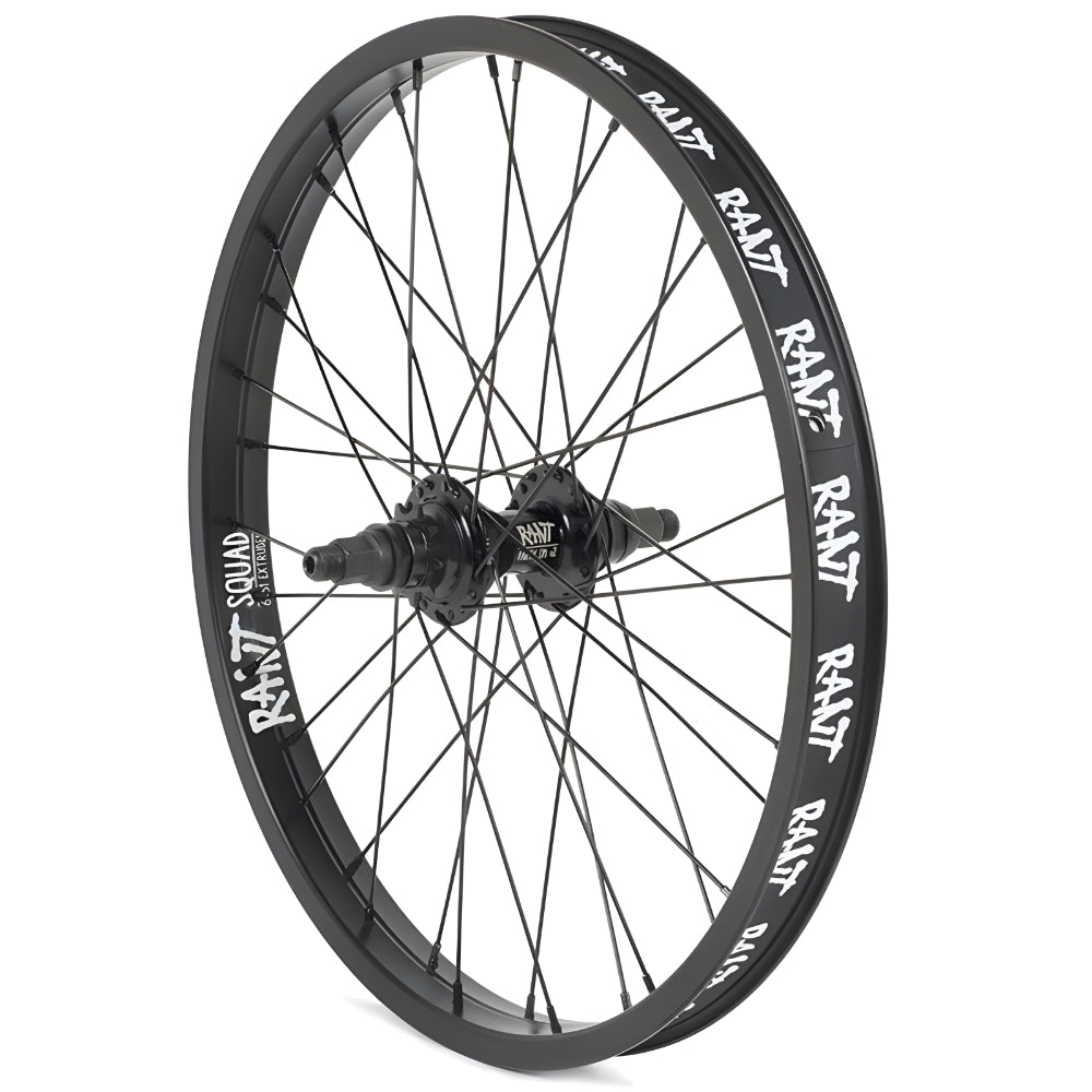 Rant Party On V2 RHD BMX Back Wheel Black