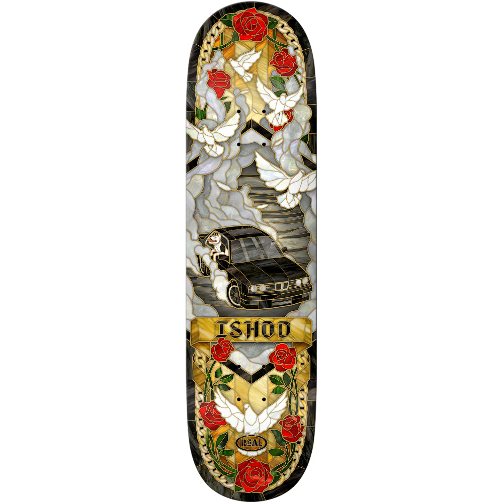 Real Ishod Cathedral Twin Tail Skateboard Deck