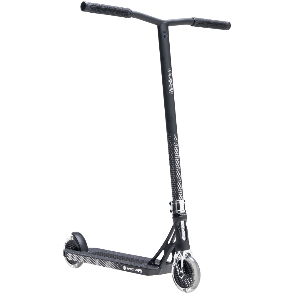 Root Industries Invictus V3 Scooter Complete Black Front Angle View