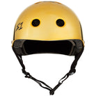 S1 Lifer Gold Mirror Gloss CERTIFIED Helmet Front View