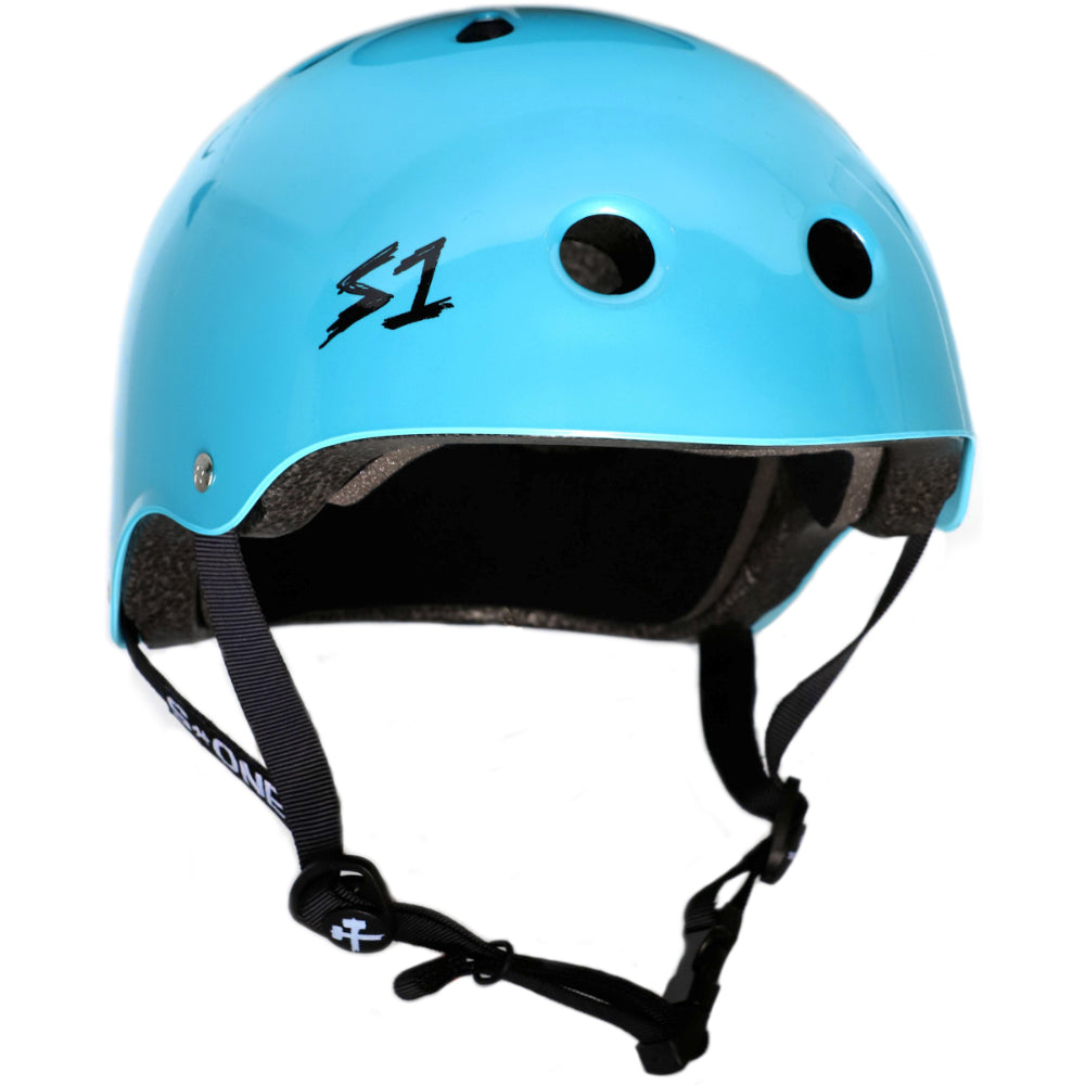 S1 Lifer Raymond Warner Sig. Metallic Blue CERTIFIED Helmet Front Angle View