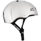 S1 Lifer Silver Mirror Gloss CERTIFIED Helmet Side View
