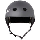 S1 Lifer Dark Grey Matte CERTIFIED Helmet Front View
