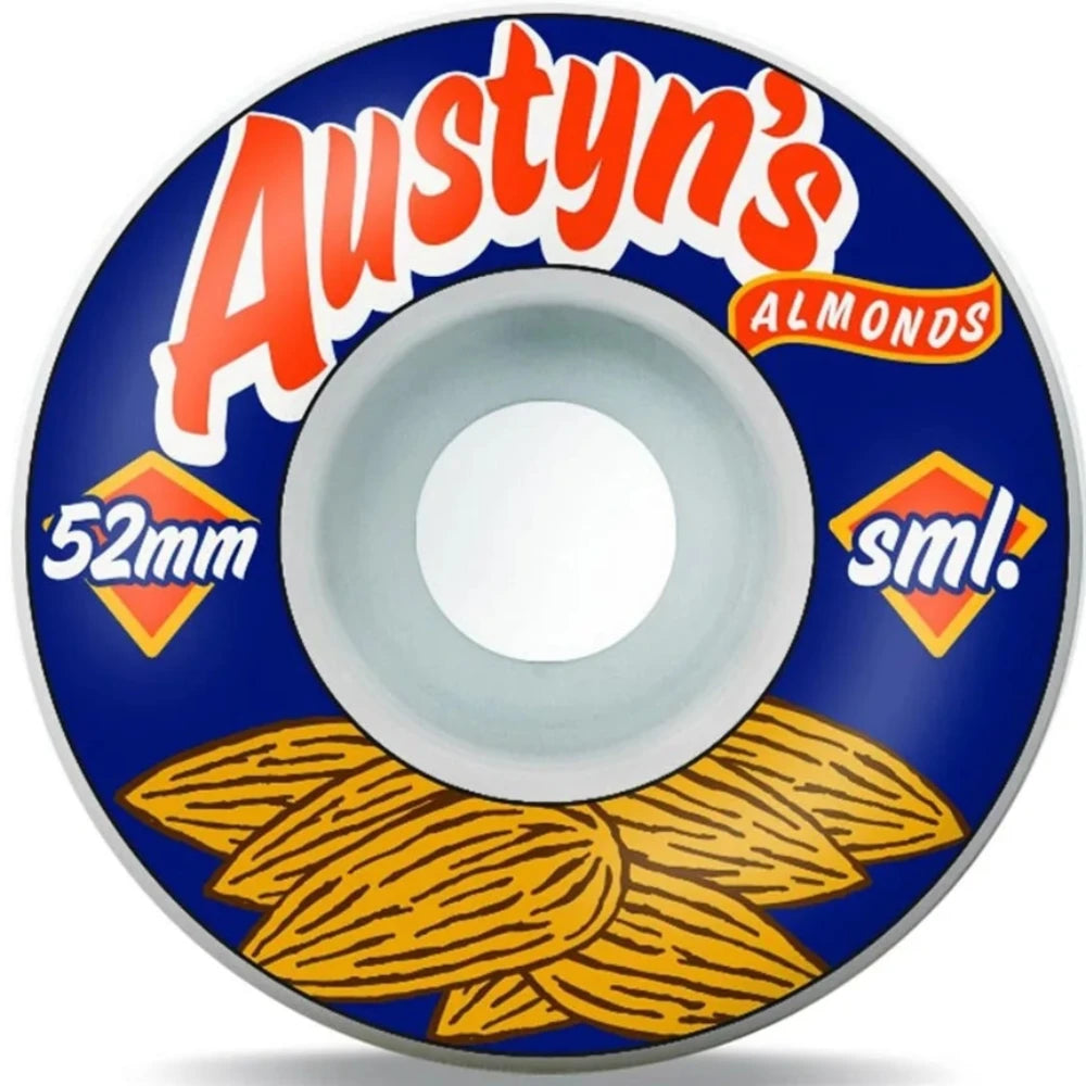 SML. Austins Almonds 52mm 99a - Skateboard Wheels