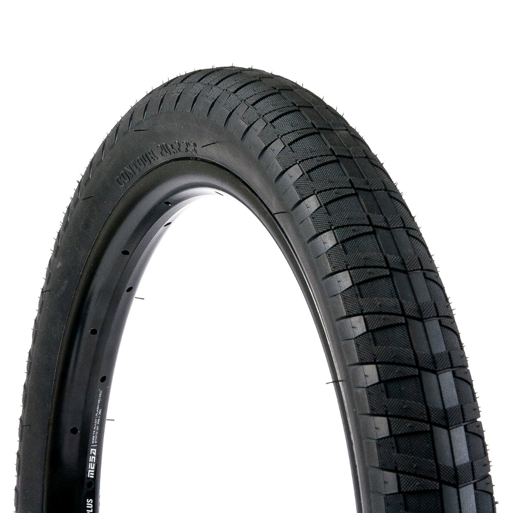Salt Contour 20in Black BMX Tire Close Up