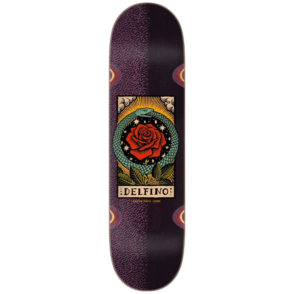 Santa Cruz Delfino Ouroboros 8.25 - Skateboard Deck