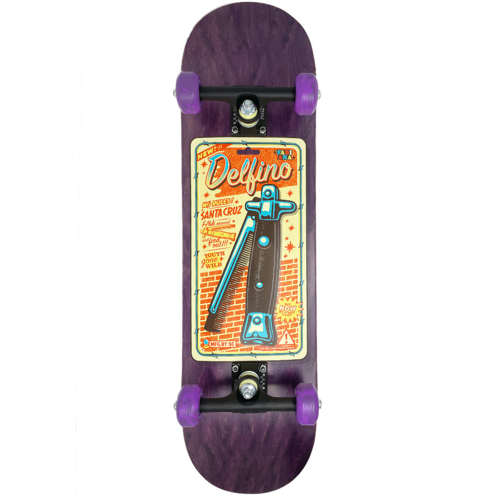 Santa Cruz Pro Delfino Switchblade Comb 8.25 Custom Complete