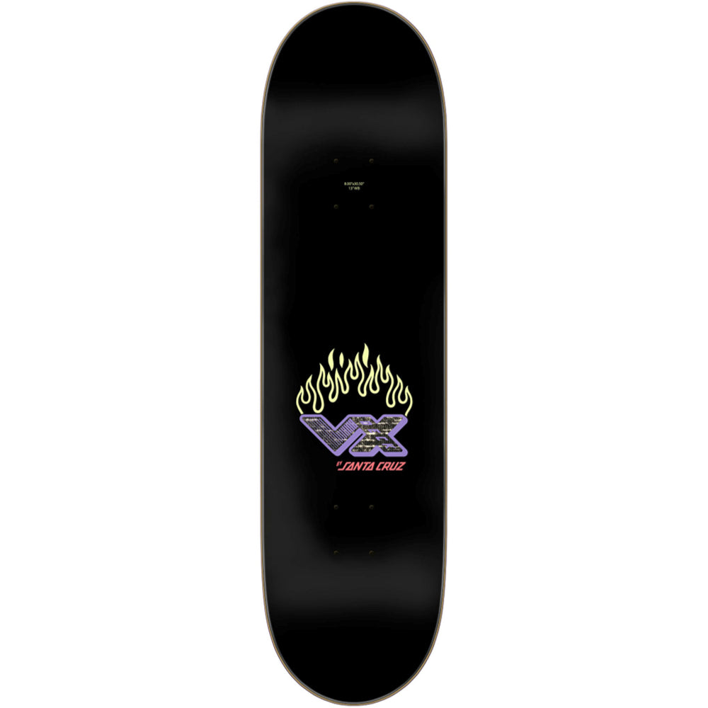 Santa Cruz VX Asta Space Kitten 8.0 - Skateboard Deck Top View