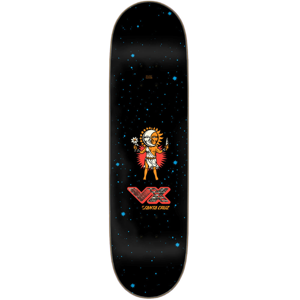 Santa Cruz VX Wooten Crest 8.5 - Skateboard Deck Top Design