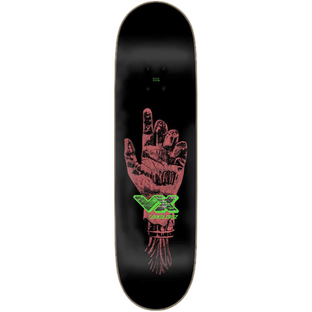 Santa Cruz VX Wooten Dystopia 8.5 - Skateboard Deck Top