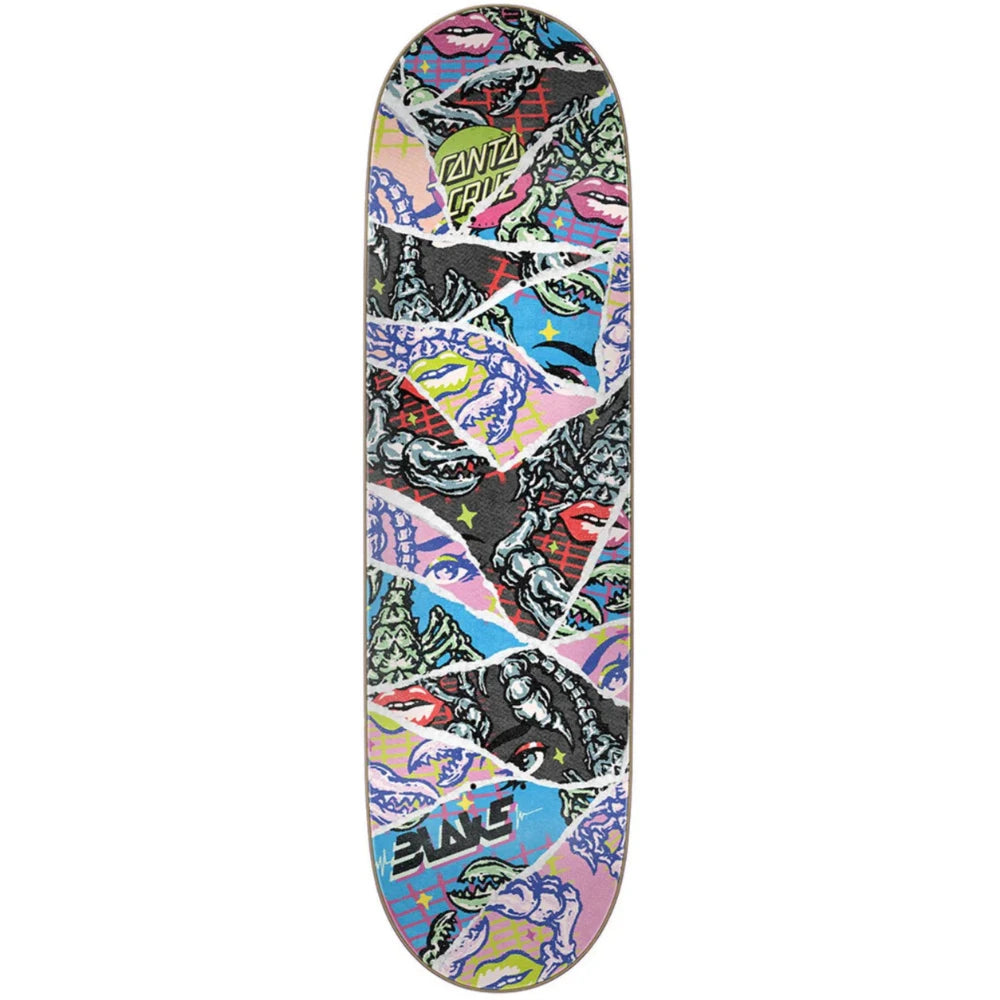 Santa Cruz VX Everslick Johnson Misprint Danger Zone 8.6- Skateboard Deck