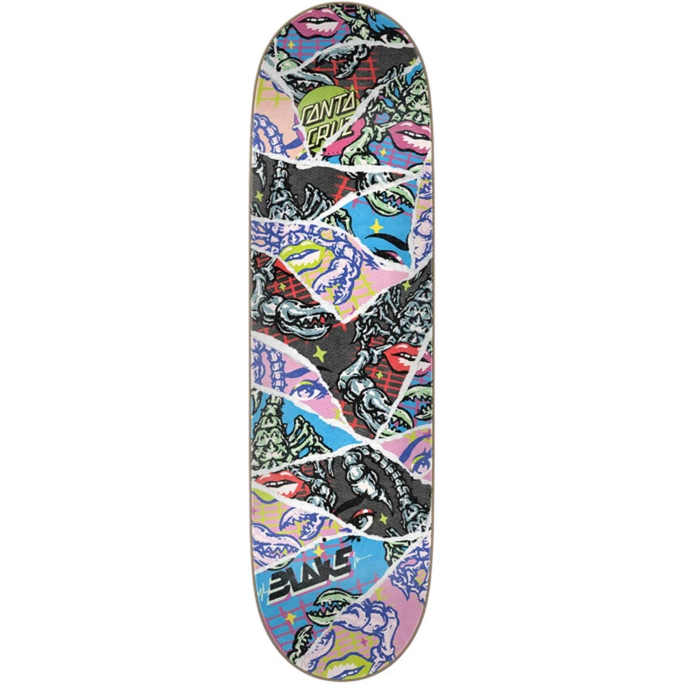 Santa Cruz VX Everslick Johnson Misprint Danger Zone 8.6 - Skateboard Deck