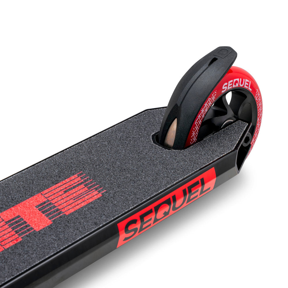 Sequel Ignite Scooter Complete Black Red Back Close Up