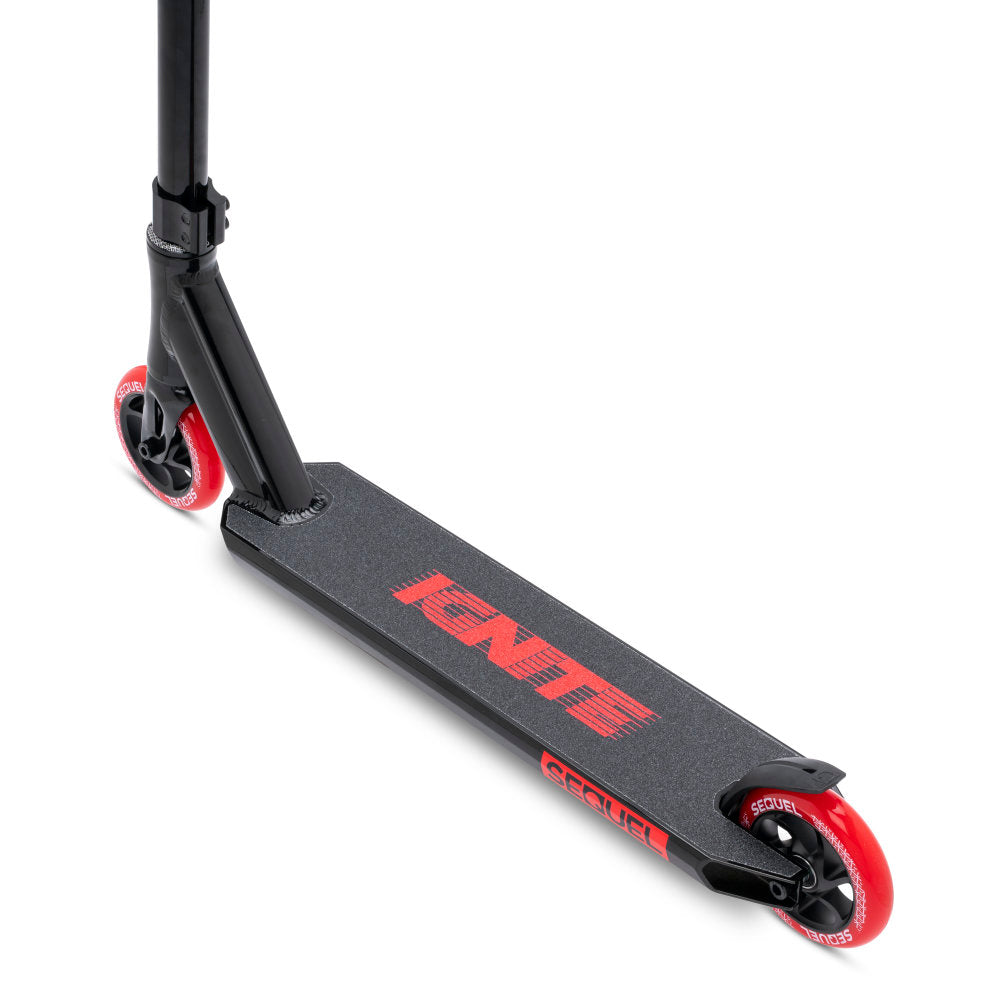 Sequel Ignite Scooter Complete Black Red Top Griptape View