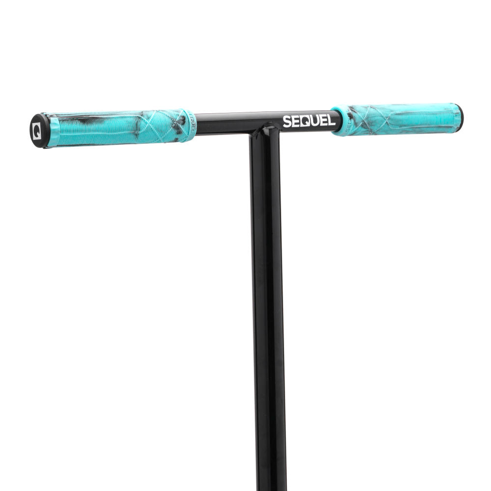 Sequel Ignite Scooter Complete Black Teal Handlebars