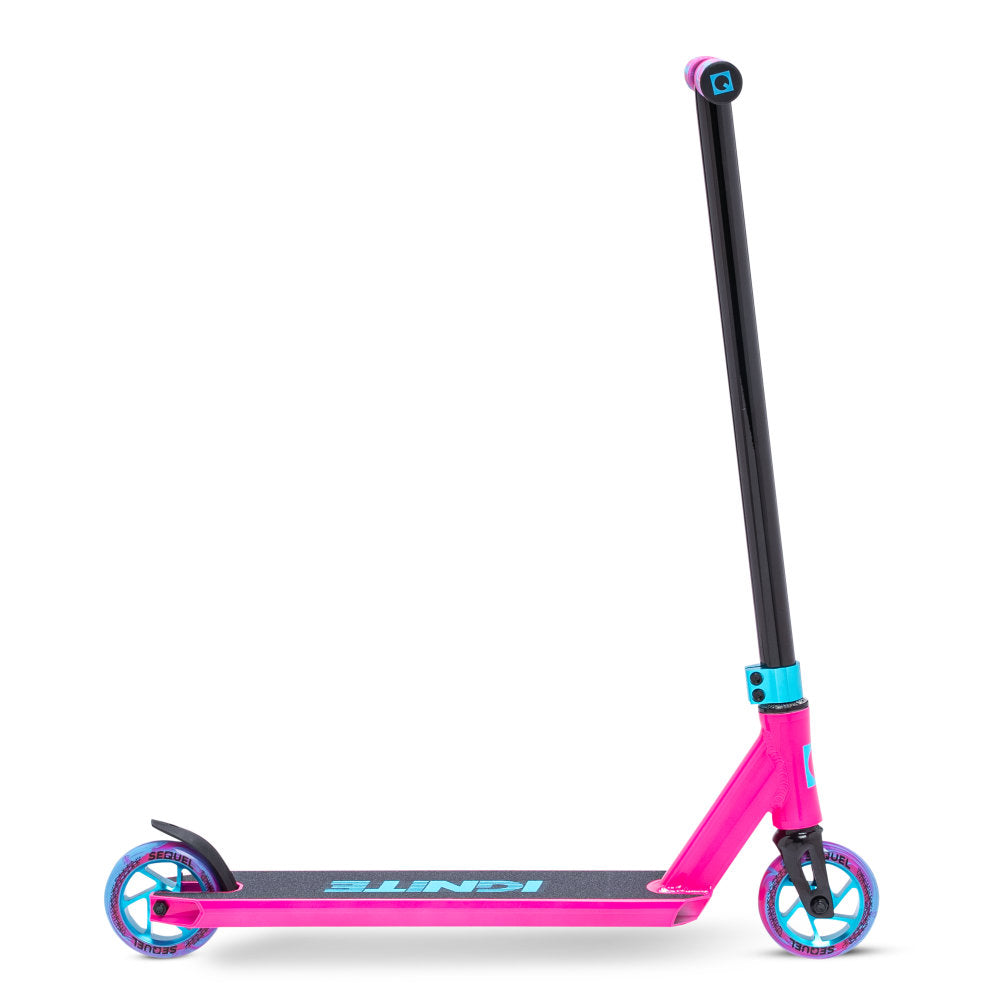 Sequel Ignite Scooter Complete Pink Teal Side View