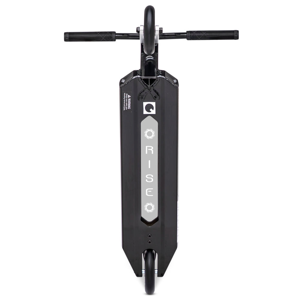 Sequel Rise Park Scooter Complete Black Silver Bottom Deck View