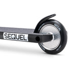 Sequel Rise Street Scooter Complete Black Silver Back Wheel Close Up