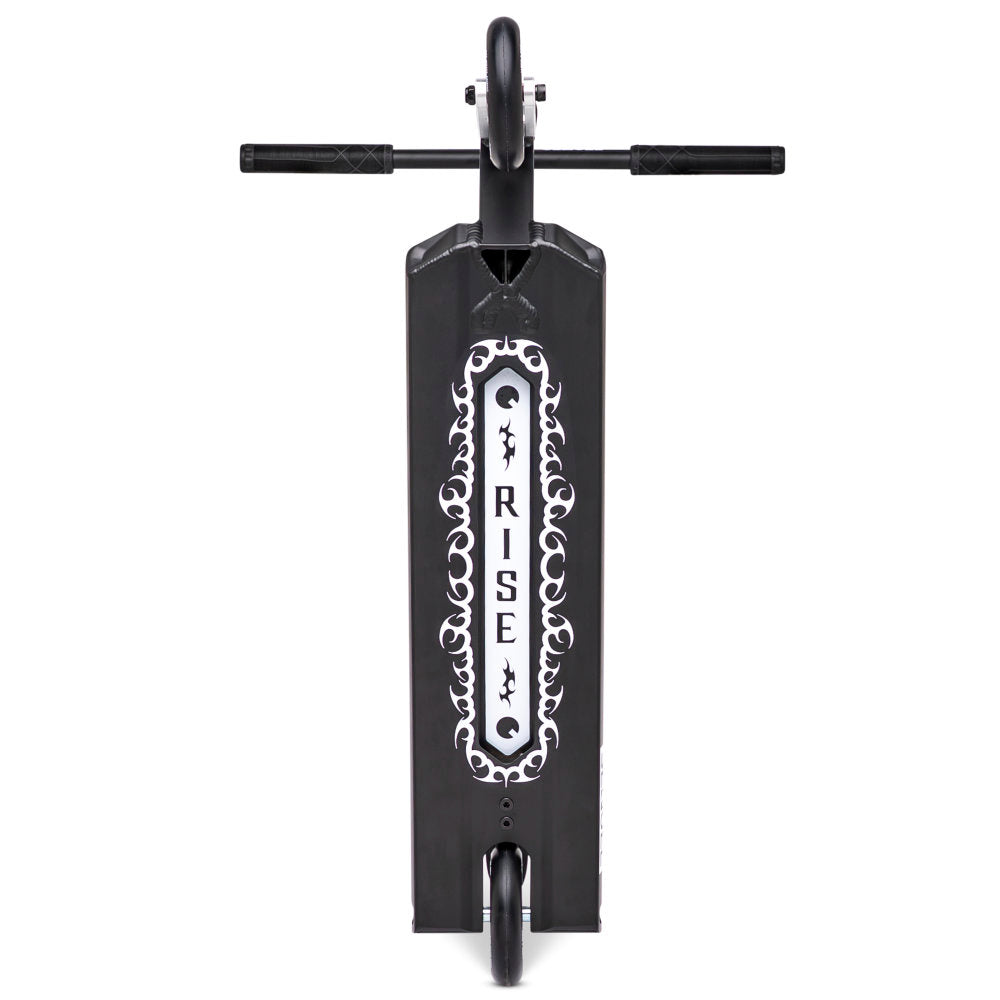 Sequel Rise Street Scooter Complete Black Silver Bottom Deck View