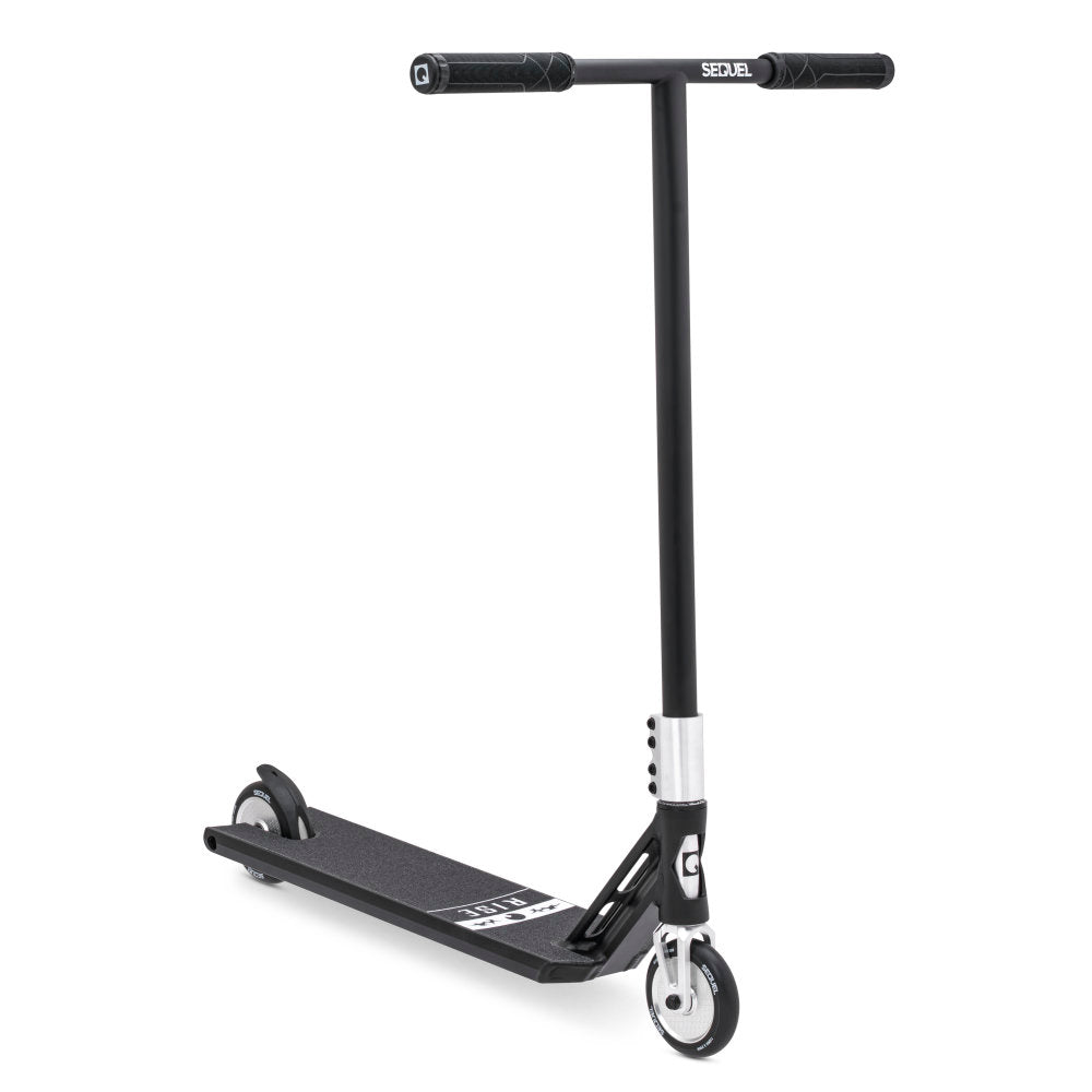 Sequel Rise Street Scooter Complete Black Silver Right Angle View
