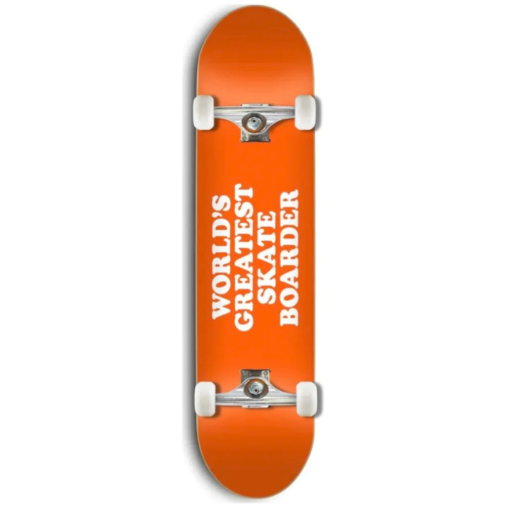 Skate Mental Worlds Greatest Skateboard Complete Orange 7.5