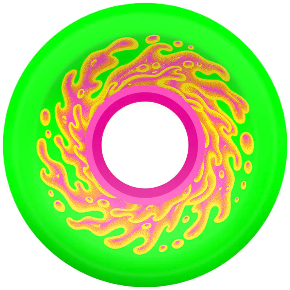 Slime Balls Mini OG Slime Green Pink 78A 54.5mm - Skateboard Wheels