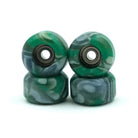Slushcult Grom Fingerboard Wheels Swirl Black Green