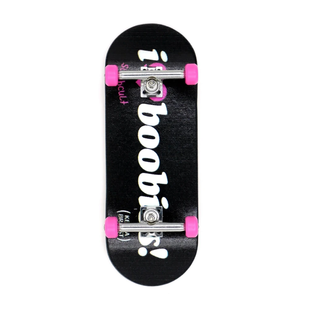 Slushcult x Keep A Breast Foundation 34mm Black / White Fingerboard Complete