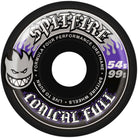 Spitfire Formula Four Conical Full Color Pack Black 99D 54mm - Skateboard Wheels