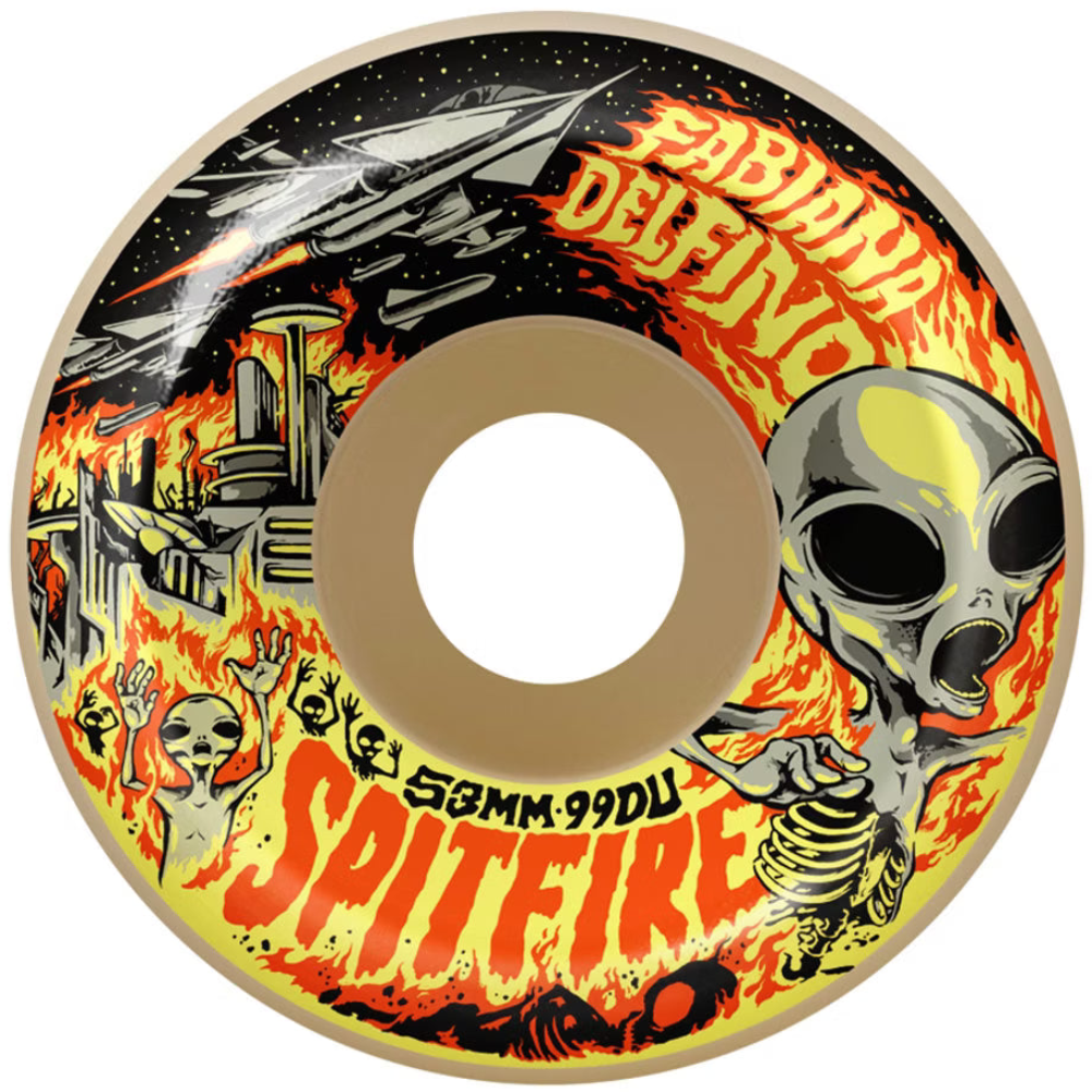 Spitfire Formula Four Conical Full Fabiana Invasion 99D 53mm - Skateboard Wheels