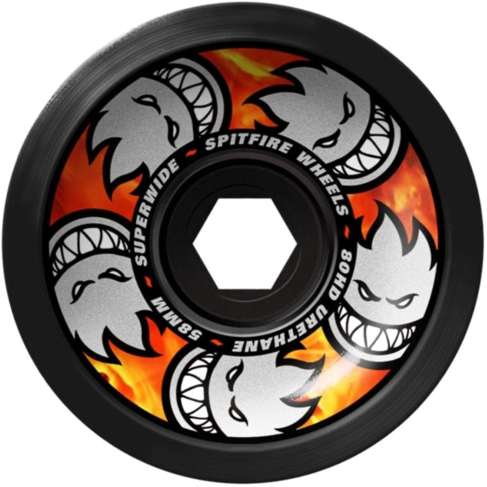 Spitfire Formula Four Multiball Super Wide 80HD 58mm - Skateboard Wheels