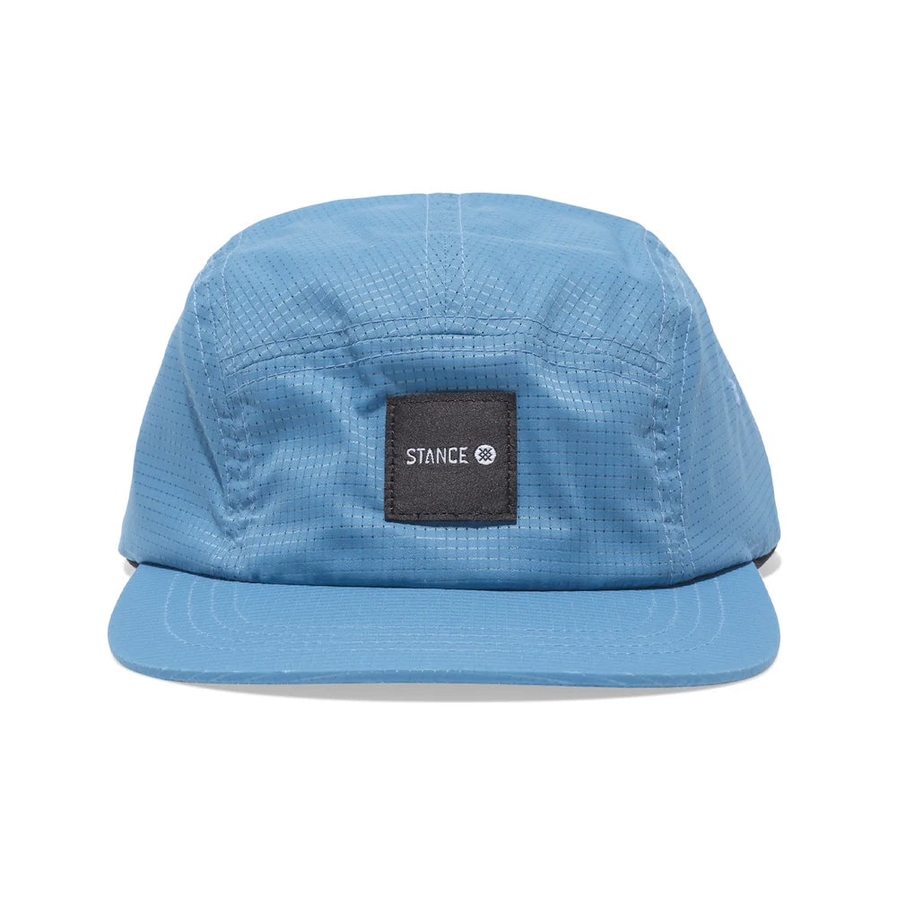 Stance Kinetic 5 Panel Ajustable Cap Blue Fade Front Stitched Logo Patch