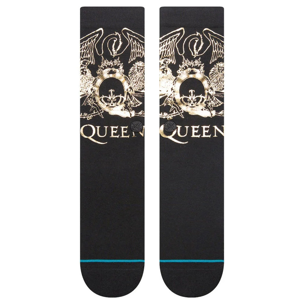 Stance Queen Collab Golden Black Socks The collaboration between one of the most iconic band of all time and Stance just dropped and it is the best way to rock your style!   MADE WITH INFIKNIT