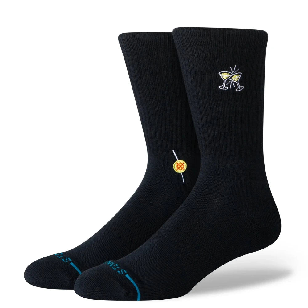 Stance Extra Dirty Crew Socks Black