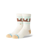 Stance Kids Melty Crew Socks Vintage White