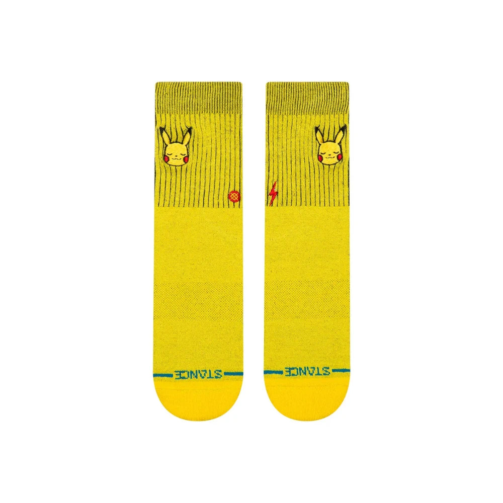 Stance Kids Pokemon Pikachu Crew Socks Front