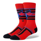 Stance X MLB City Connect Crew Socks Toronto Blue Jays Red