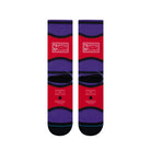 Stance X NBA Mini Ball Hardwood Classic Crew Socks Toronto Raptors Purple Back