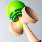 Sweets Prime Radar Kendama Green Bottom Angle