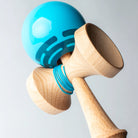 Sweets Radar Kendama Blue Bottom Angle