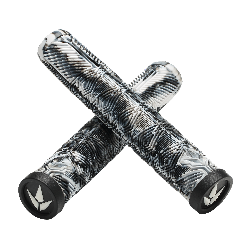 Envy TPR Hand Grips V3 Black / White Crossed