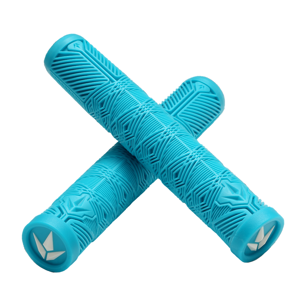 Envy TPR Hand Grips V3 Teal Crossed