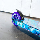 The Color Violet Custom Park Scooter Fuzion Entropy 2 Deck River Wheels Trynyty Oil Slick Ethic DTC aluminium Bars