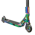 The Dryade X Invert Oil Slick Custom Scooter Close Up