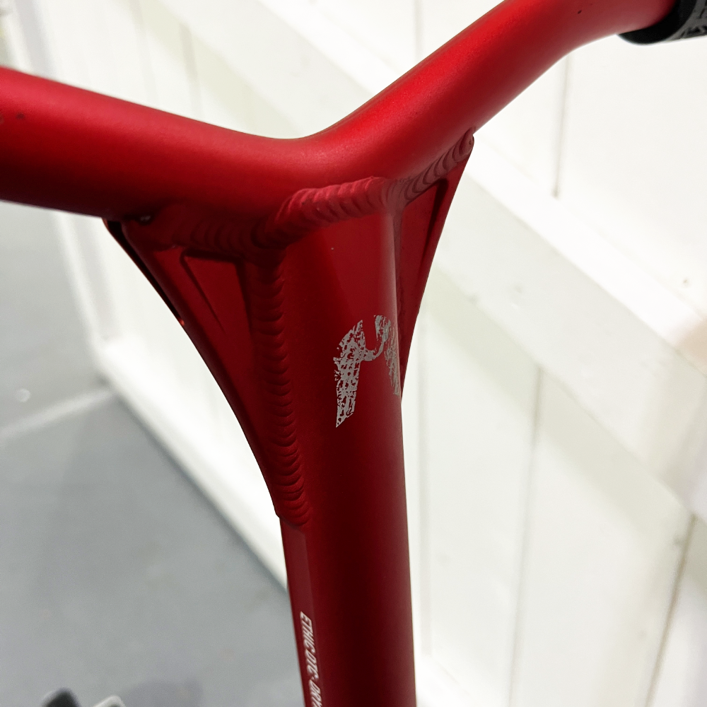 The Ethiad Red Custom Scooter Bars