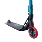 The Trifecta Custom Scooter Red Black Blue Close Up